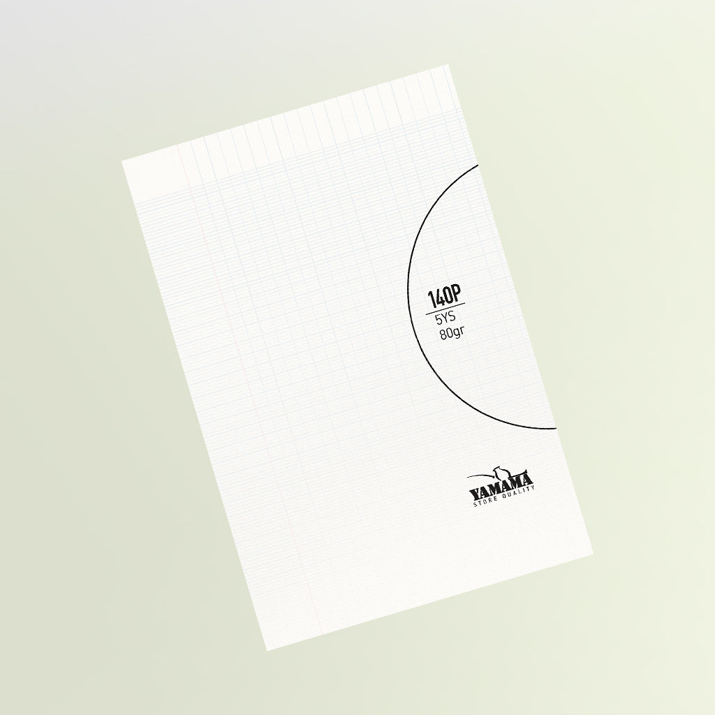 CAHIER PIQURE 24*32 10/10 140P YAMAMA CP BMV 80G INCOLORE