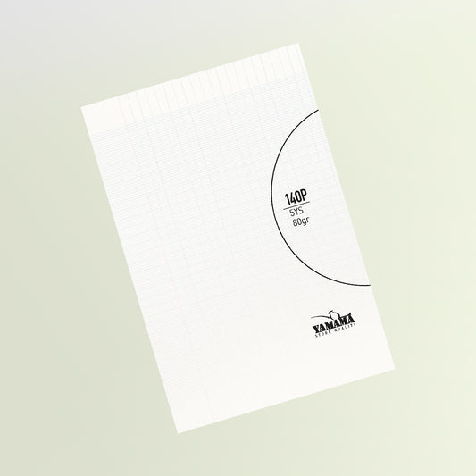 CAHIER PIQURE 24*32 10/10 140P YAMAMA CP BMV 80G INCOLORE